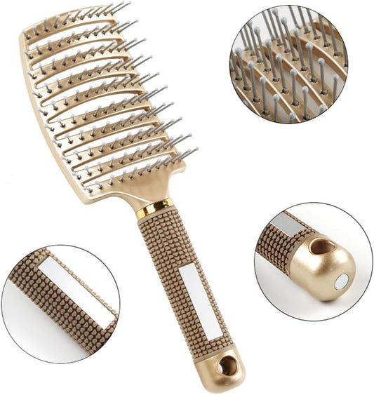 Gold Color Hair Brush